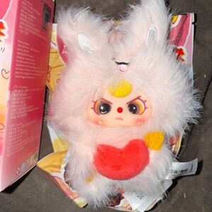 Baby Three BB3 Cupid Vinyl Plush Pendant - Bunny w/ Rare Special Eyes